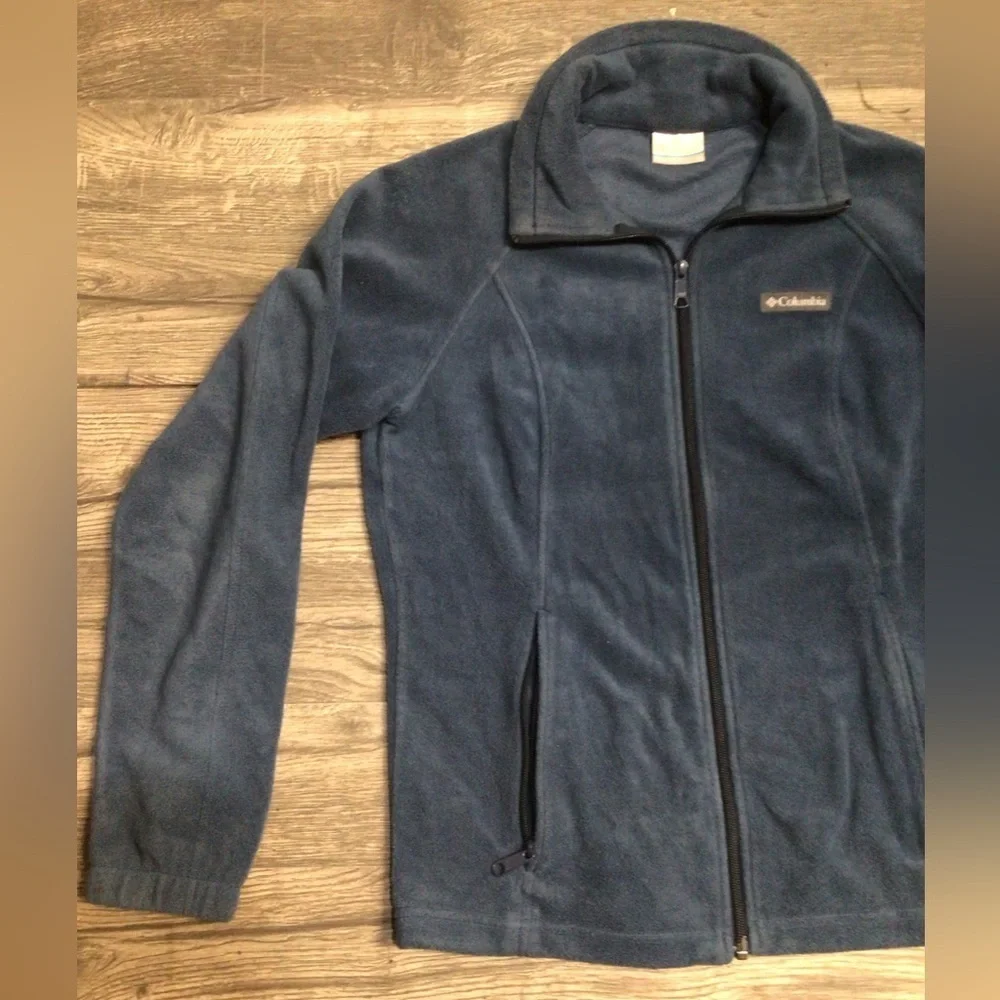 Columbia Men's Zip-Up Navy Sweater